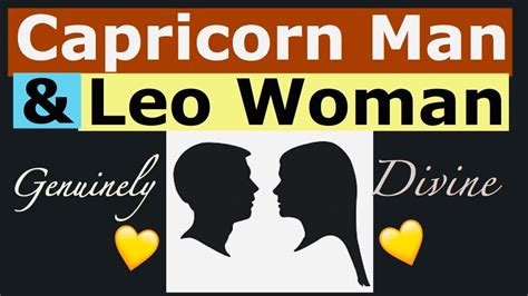 leo woman capricorn man|Leo and Capricorn Compatibility 